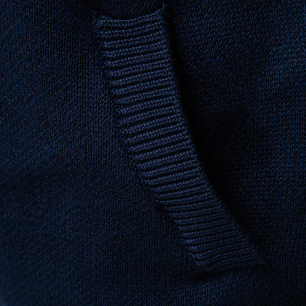 Men's Nordic Pattern Full-Zip Sweater