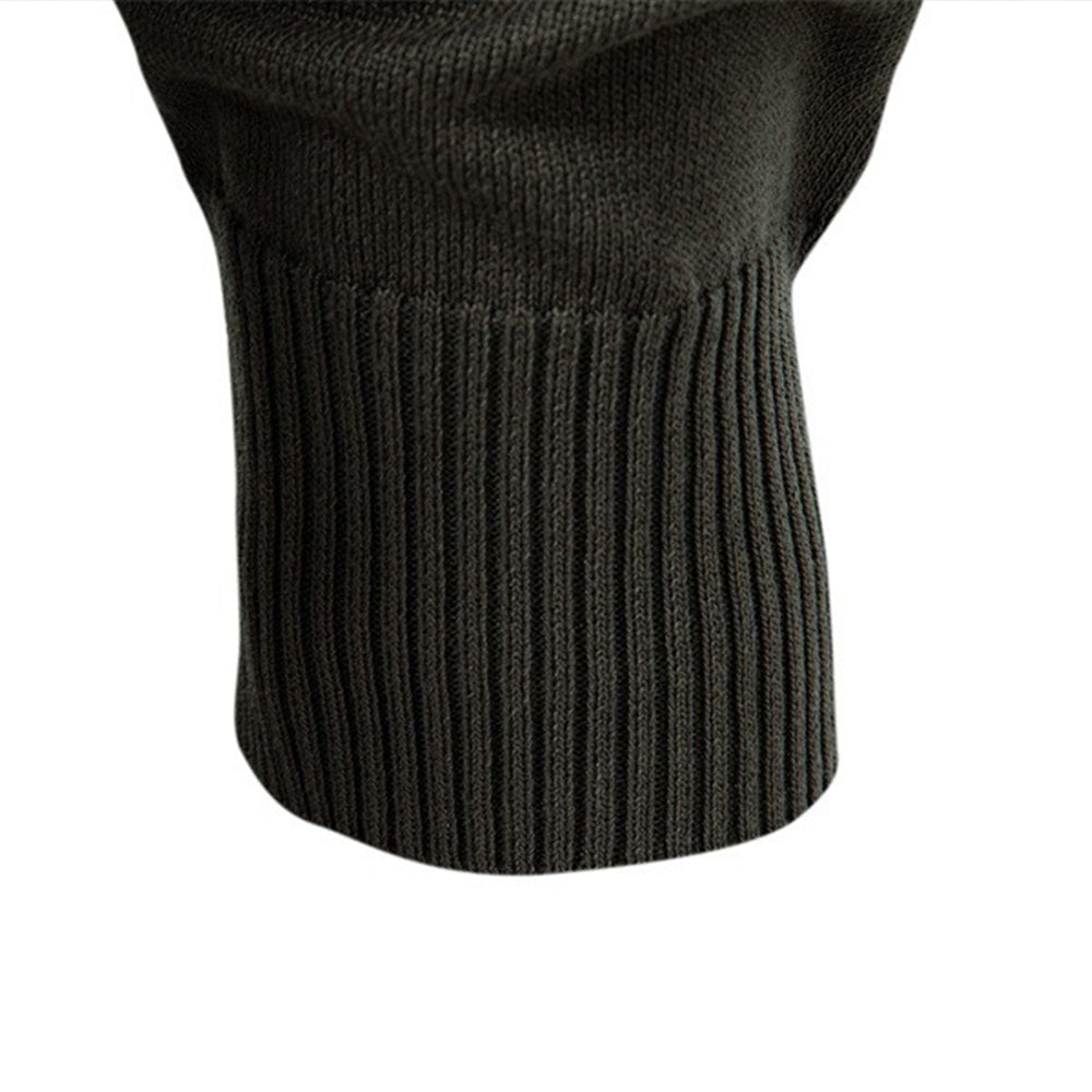 Men's Quarter-Zip Knit Polo Sweater