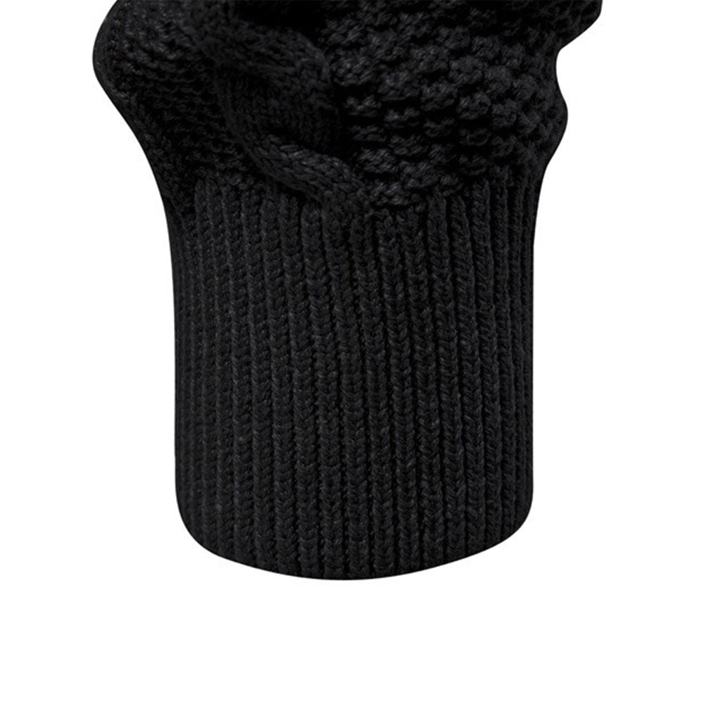 Men's Textured Full-Zip Knit Sweater