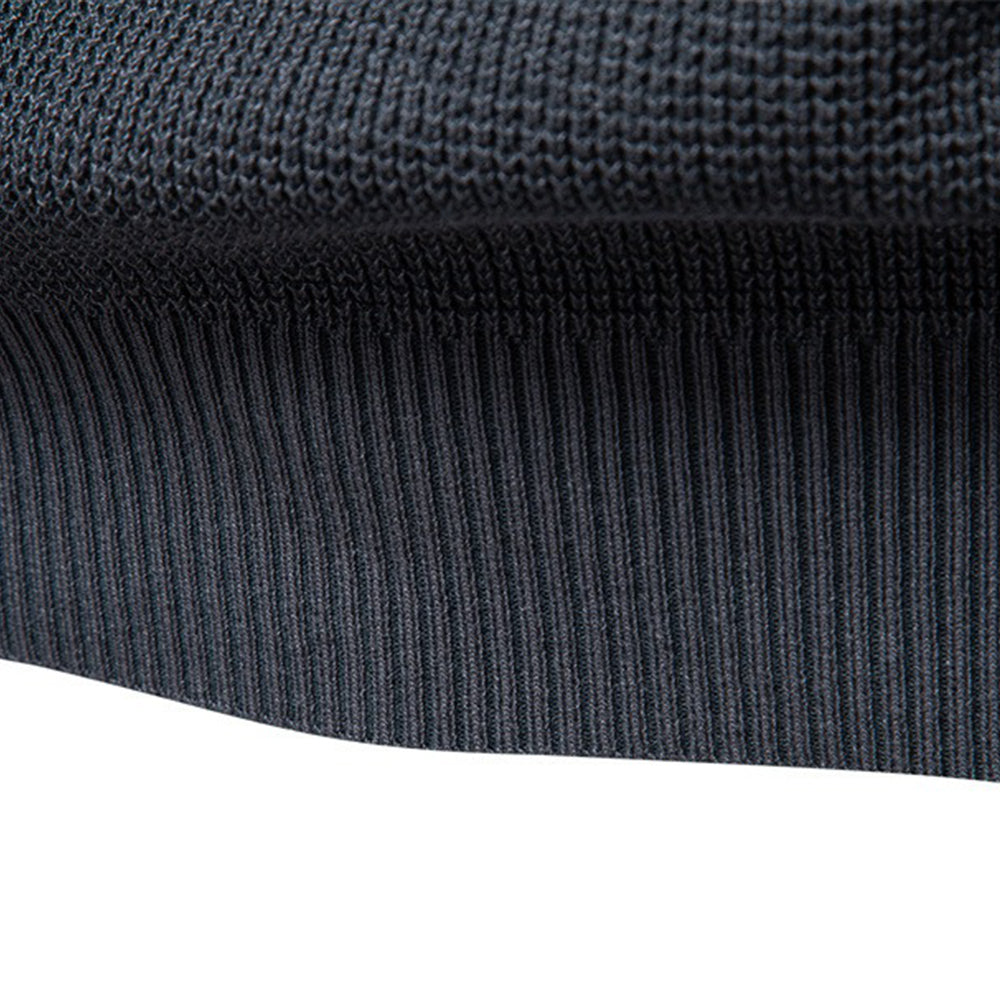 Men's Textured Knit Pullover Sweater