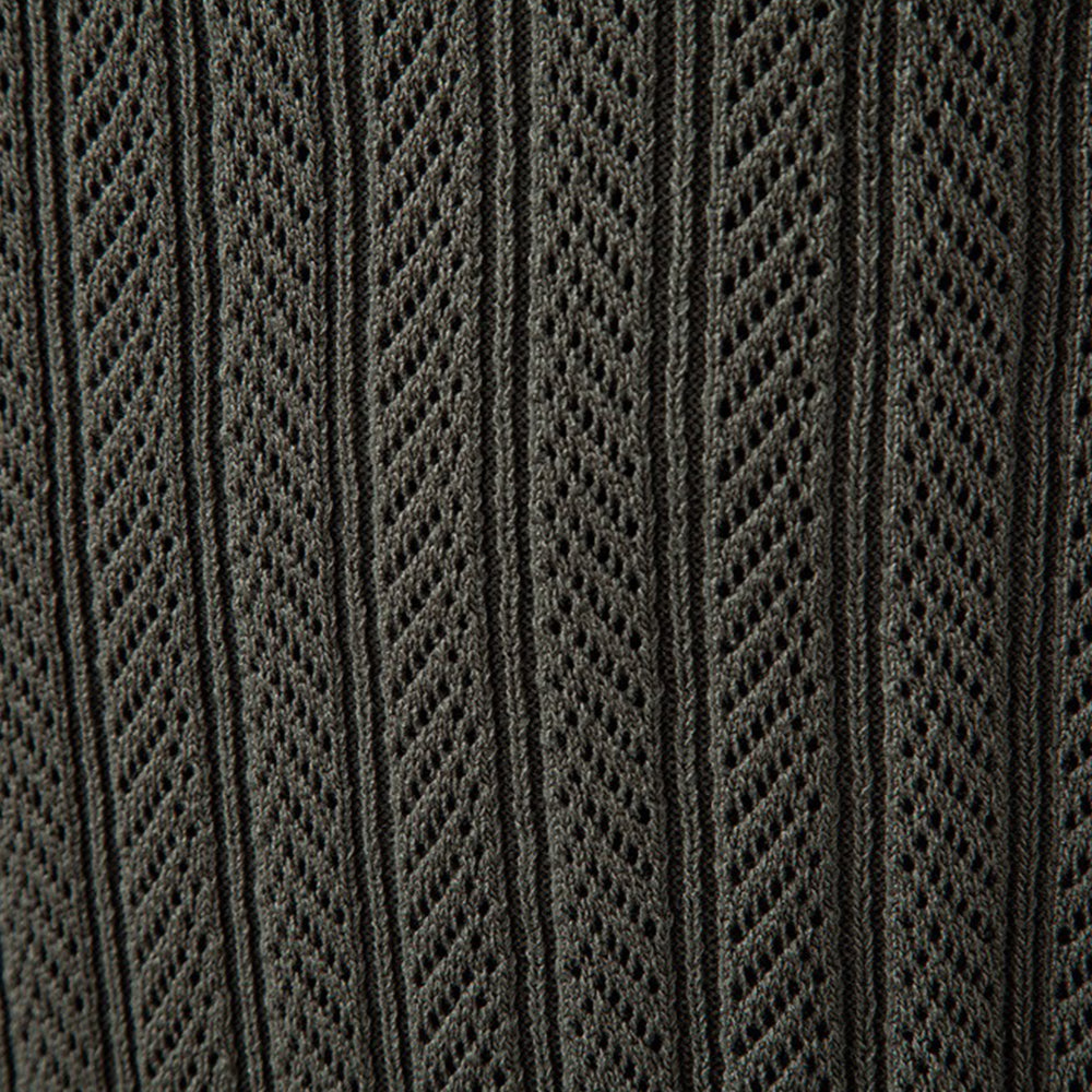 Men's Quarter-Zip Knit Polo Sweater