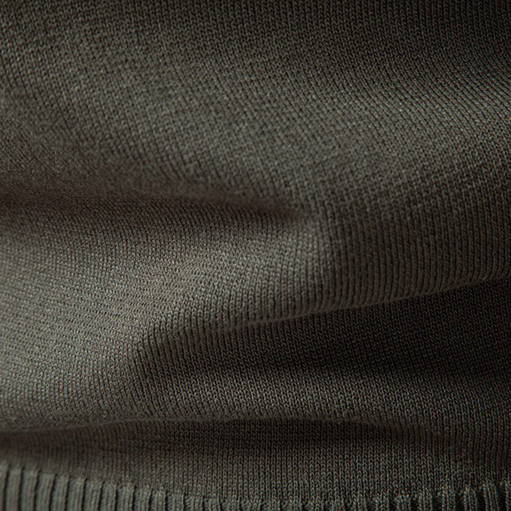 Men's Quarter-Zip Knit Polo Sweater