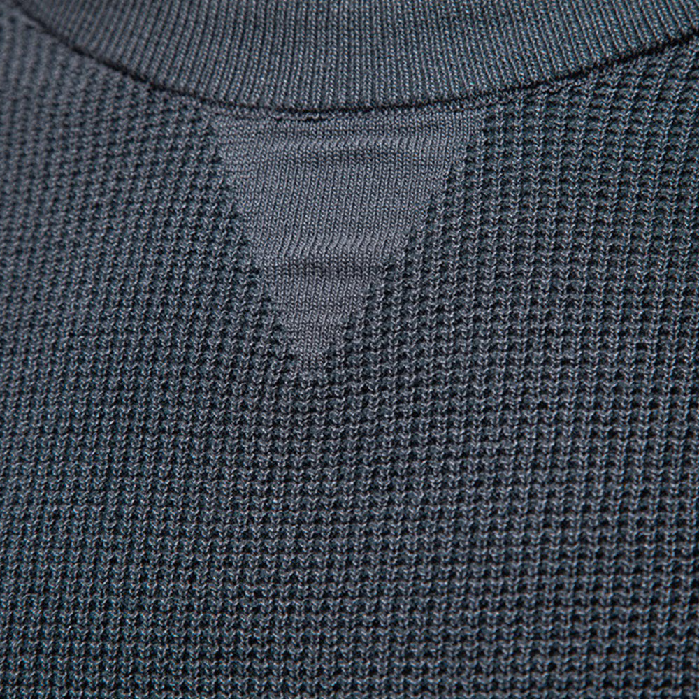 Men's Textured Knit Pullover Sweater