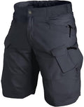 Men’s Waterproof Stretch Cargo Shorts – Quick-Dry, Multi-Pocket, Grey